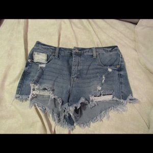 Jean shorts. ONE IF A KIND!!